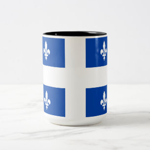 Tasse 2 Couleurs Drapeau du Québec