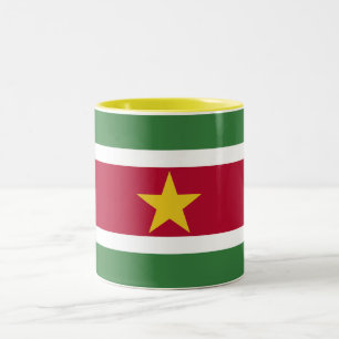 Tasse 2 Couleurs Drapeau du Suriname