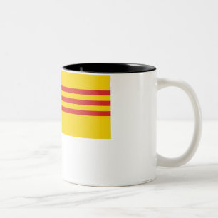 Tasse 2 Couleurs Drapeau du Vietnam du Sud