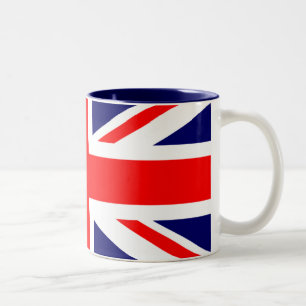 Tasse 2 Couleurs Drapeau d'Union Jack les Anglais