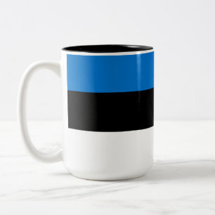 Tasse 2 Couleurs Drapeau estonien