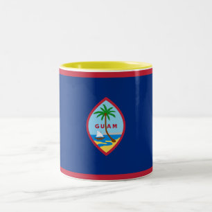 Tasse 2 Couleurs Drapeau Guam