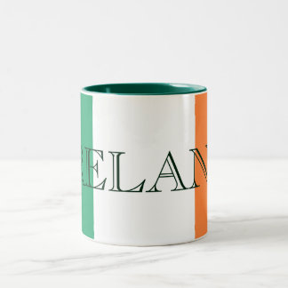 Tasse 2 Couleurs Drapeau irlandais bataille d'Irlande