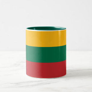 Tasse 2 Couleurs Drapeau Lituanie