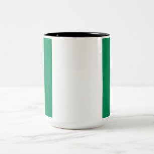 Tasse 2 Couleurs Drapeau nigérian
