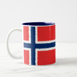 Tasse 2 Couleurs Drapeau norvégien