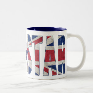 Tasse 2 Couleurs Drapeau Rock Star Union Jack