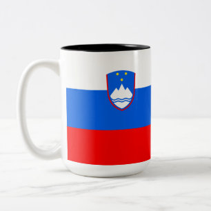 Tasse 2 Couleurs Drapeau slovène