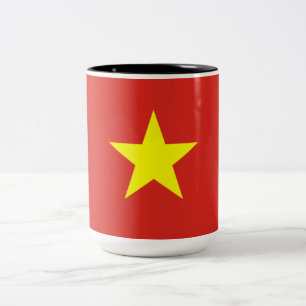 Tasse 2 Couleurs Drapeau vietnamien (Vietnam)