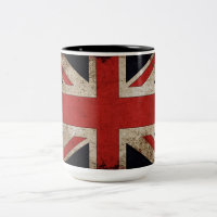 Drapeau vintage du R-U de grunge