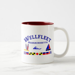 Tasse 2 Couleurs Drapeaux de signal de Wellfleet mA