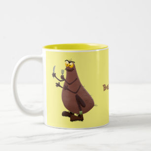 Tasse 2 Couleurs Drôle affamé pulette affamée dessin animé