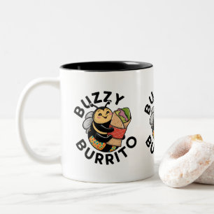 Tasse 2 Couleurs Drôle Buzzy Burrito Abeille
