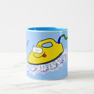 Tasse 2 Couleurs Drôle dessin animé linge de fer