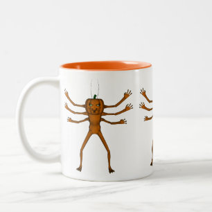 Tasse 2 Couleurs Drôle Halloween Creeper