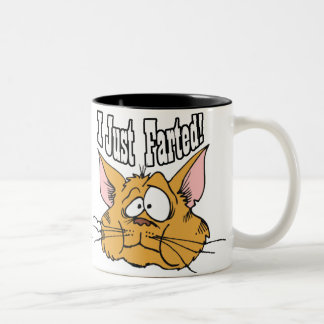 Tasse 2 Couleurs Drôle je juste ai pété les cadeaux grossiers