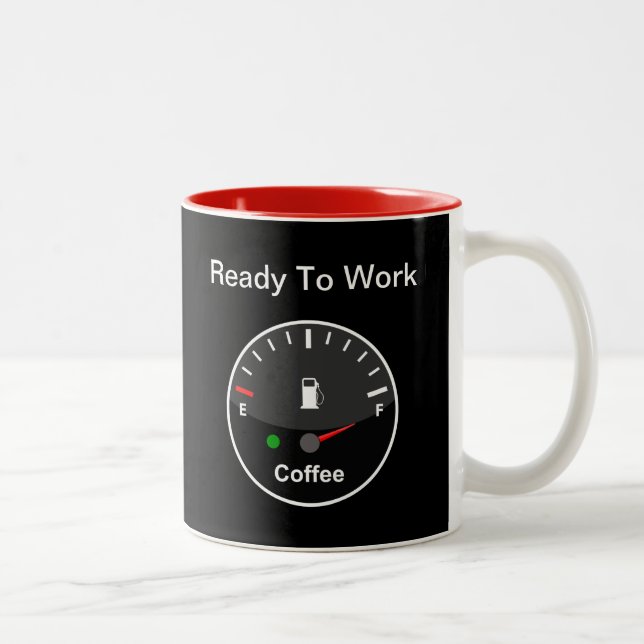 Tasse 2 Couleurs Drôle Office Coffee Cup Nouveauté Cadeau (Droit)