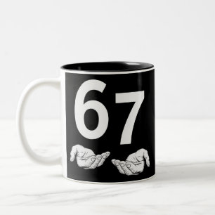 Tasse 2 Couleurs Drôle Six Sept 6 7 Mème Génération Alpha Argot 6 7