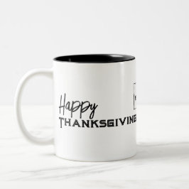 Tasse 2 Couleurs Drôle Thanksgiving