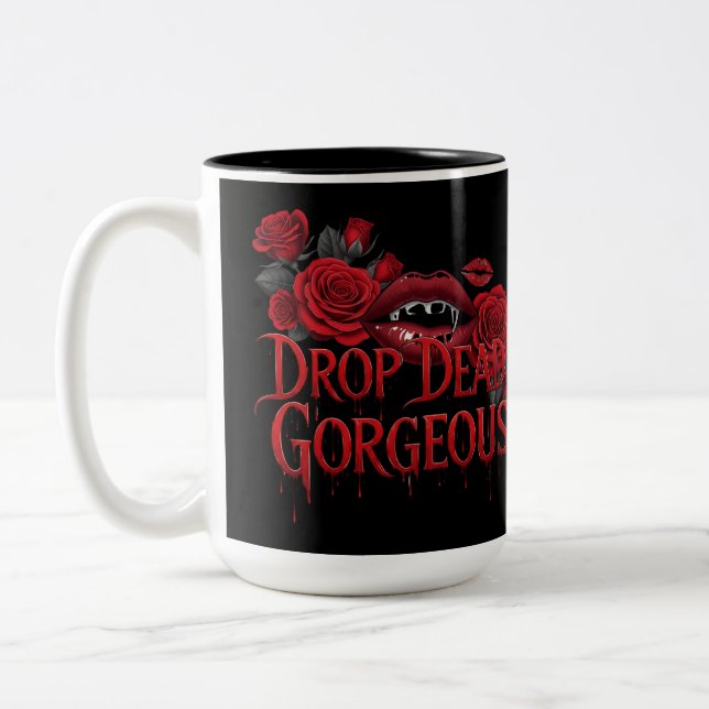 Tasse 2 Couleurs Drop Dead Gorgeous Tee (Gauche)