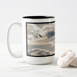 Tasse 2 Couleurs Eagle chauve montant