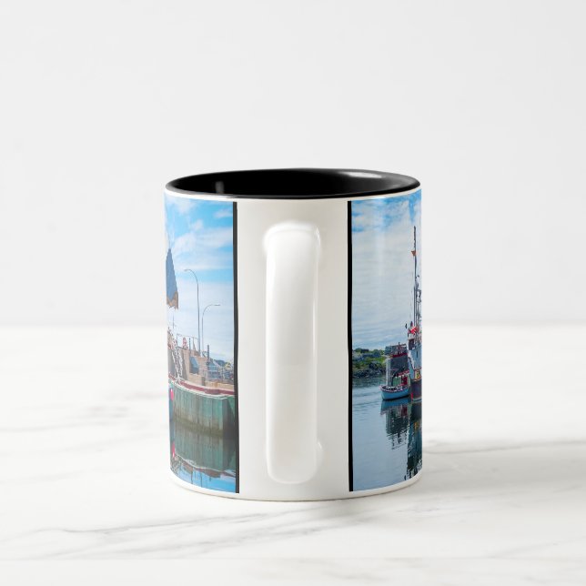 Tasse 2 Couleurs East coast Boats (Poignée)