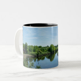 Tasse 2 Couleurs Eaux paisibles au front de mer de Wakefield