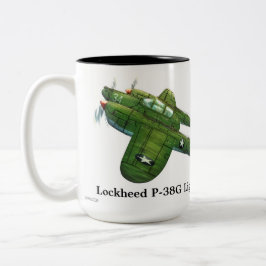 Tasse 2 Couleurs Éclair Lockheed P-38G