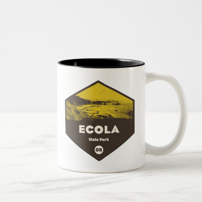 Tasse 2 Couleurs Ecola State Park Oregon (Droit)