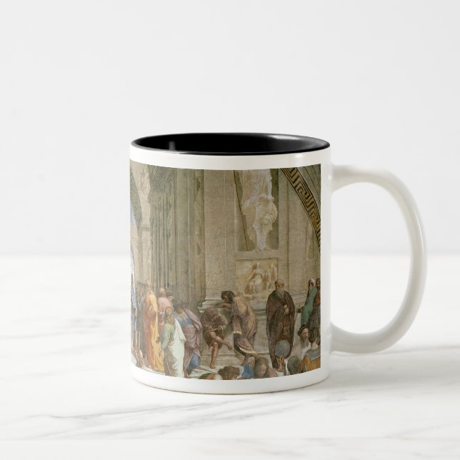 Tasse 2 Couleurs École d'Athènes, du della de strophe (Droit)