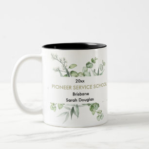 Tasse 2 Couleurs École de service Pioneer JW 2025 personnalisée