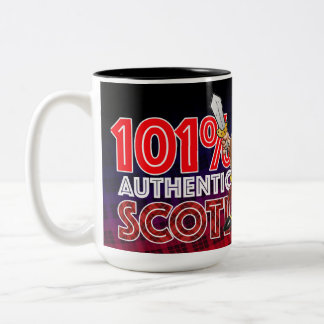 Tasse 2 Couleurs Écossais Authentique à 101%