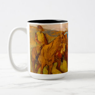 Tasse 2 Couleurs Edgar Degas avant la course