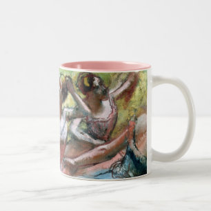 Tasse 2 Couleurs Edgar Degas   quatre ballerines sur l'étape