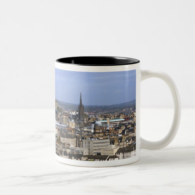 Tasse 2 Couleurs Edimbourg, Écosse. Vue sur le centre (Droit)