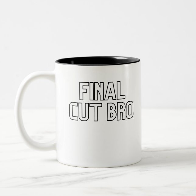 Tasse 2 Couleurs Éditeur Final Cut Bro Édition de cadeau (Gauche)