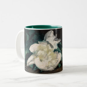Tasse 2 Couleurs Edouard Manet - Branche de pivoines blanches, séca