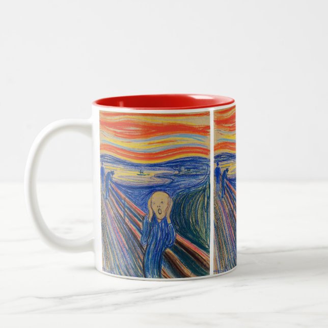 Tasse 2 Couleurs Edvard Munch - The Scream 1895 (Gauche)