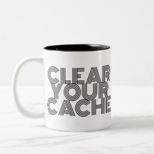 Tasse 2 Couleurs Effacer votre cache