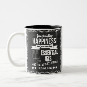 Tasse 2 Couleurs Égaux de achat d'huiles essentielles bonheur