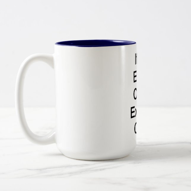 Tasse 2 Couleurs Électez un clown, attendez un cirque (Gauche)