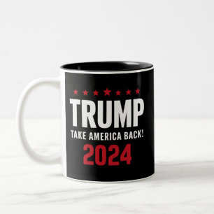 Tasse 2 Couleurs Élection Donald Trump 2024 Reprenez l'Amérique