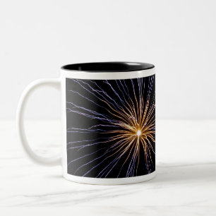 Tasse 2 Couleurs Électrification du feu d'artifice