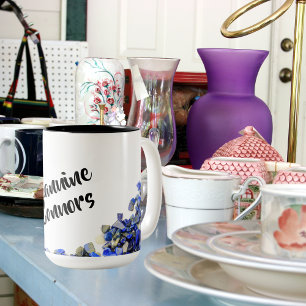 Tasse 2 Couleurs Élégant Lapis Lazuli Cristaux de pierres précieuse