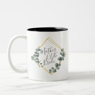 Tasse 2 Couleurs Élégante eau-forte eucalyptus pour la mère de la m
