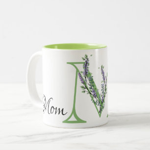 Tasse 2 Couleurs Élégante Lavande Eucalyptus Maman
