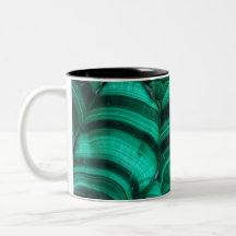Elégante Pierre de cristal de malachite verte tend