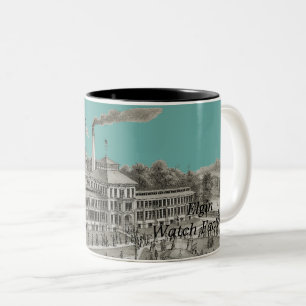 Tasse 2 Couleurs Elgin Watch Factory Elgin Illinois 1871