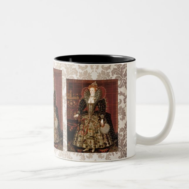 Tasse 2 Couleurs Elizabeth I C 1599 (Droit)