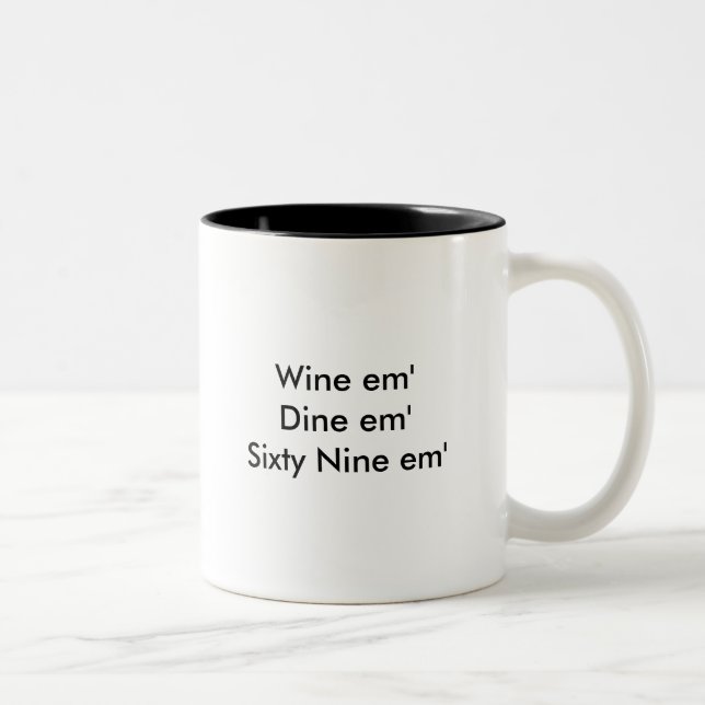 Tasse 2 Couleurs Em neuf em'Sixty d'em'Dine de vin (Droit)